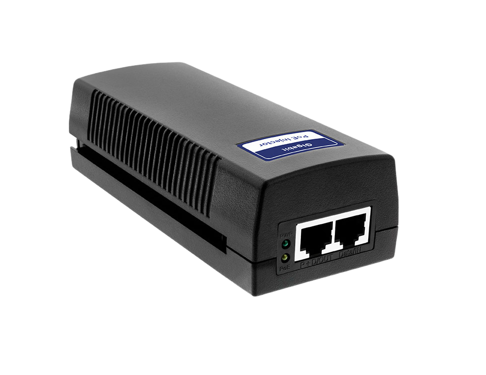 30W POE Injector Standard IEEE802.3AF/AT Gigabit  2.5G