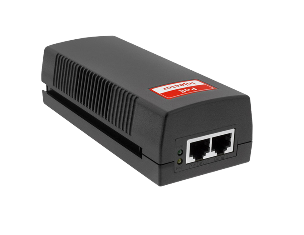 15.4W POE Injector standard IEEE802.3AF/AT 100M